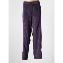 SYM - Pantalon droit violet en polyester - Femme - Taille 50 - Modz