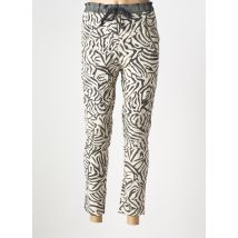 SOULMATE - Pantalon 7/8 gris en coton - Femme - Taille 36 - Modz