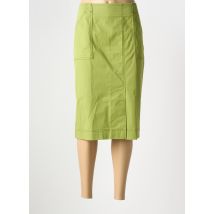 ELENA MIRO - Jupe mi-longue vert en coton - Femme - Taille 48 - Modz