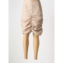 MISSAO - Jupe mi-longue beige en polyester - Femme - Taille 40 - Modz