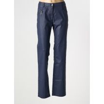 FLEUR DE SEL - Pantalon droit bleu en coton - Femme - Taille 46 - Modz
