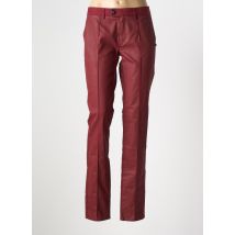 CHIPIE - Pantalon chino rouge en coton - Femme - Taille 42 - Modz