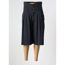 R867 - Pantacourt noir en polyester - Femme - Taille 40 - Modz