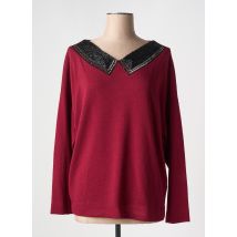 LADY LOL - Pull rouge en acrylique - Femme - Taille 38 - Modz
