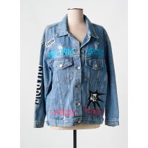 GOLDEN LIVE - Veste casual bleu en coton - Femme - Taille 36 - Modz