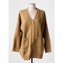 CHRISTY - Gilet manches longues beige en acrylique - Femme - Taille 40 - Modz