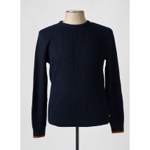 BENSON & CHERRY - Pull bleu en merinos - Homme - Taille XXL - Modz