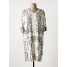 MAJESTIC FILATURES - Robe courte beige en viscose - Femme - Taille 38 - Modz