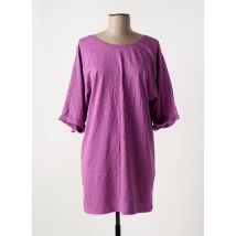 SESSUN - Tunique manches longues violet en coton - Femme - Taille 38 - Modz