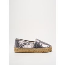WEEKEND - Espadrilles argent en textile - Femme - Taille 38 - Modz