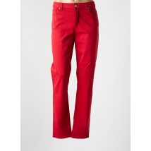 VOTRE NOM - Jeans coupe slim rouge en coton - Femme - Taille 46 - Modz