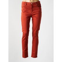 VOTRE NOM - Jeans coupe slim orange en coton - Femme - Taille 46 - Modz