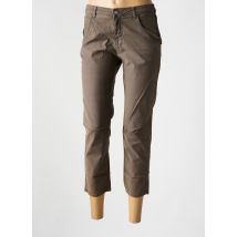 MES SOEURS ET MOI - Pantacourt marron en coton - Femme - Taille 38 - Modz