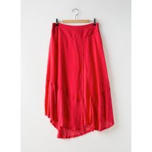 MAIS IL EST OU LE SOLEIL - Jupe longue rouge en coton - Femme - Taille 34 - Modz