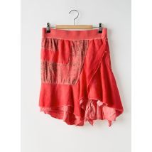 ANGELS NEVER DIE - Jupe courte rouge en coton - Femme - Taille 34 - Modz