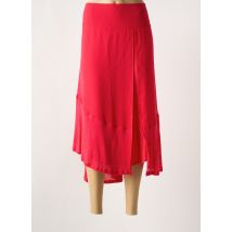 MAIS IL EST OU LE SOLEIL - Jupe mi-longue rouge en coton - Femme - Taille 44 - Modz