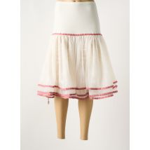 MAIS IL EST OU LE SOLEIL - Jupe mi-longue blanc en coton - Femme - Taille 42 - Modz
