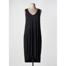 MELLEM - Robe longue noir en viscose - Femme - Taille 48 - Modz