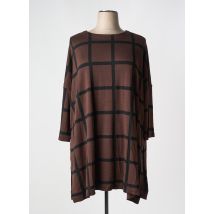 MASAI - Pull tunique marron en viscose - Femme - Taille 40 - Modz