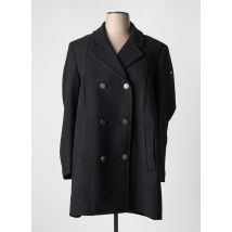 C'EST BEAU LA VIE - Manteau long noir en laine - Femme - Taille 46 - Modz
