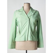 MAIS IL EST OU LE SOLEIL - Veste en cuir vert en cuir - Femme - Taille 46 - Modz