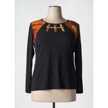 OLIVIER PHILIPS - T-shirt noir en viscose - Femme - Taille 48 - Modz