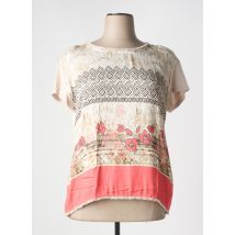 EUGEN KLEIN - T-shirt beige en viscose - Femme - Taille 46 - Modz