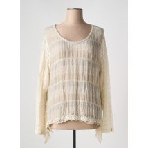 MARILU - Top beige en lin - Femme - Taille 44 - Modz