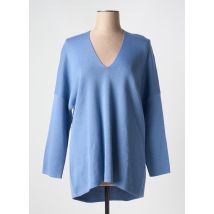 MARIA BELLENTANI - Pull bleu en laine - Femme - Taille 46 - Modz