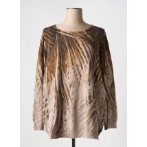 CRISTINA - Pull marron en acrylique - Femme - Taille TU - Modz