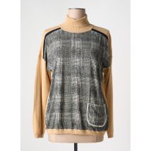 EUGEN KLEIN - Pull col roulé beige en modal - Femme - Taille 46 - Modz