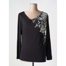 MJ DE ATIAN - T-shirt noir en viscose - Femme - Taille 42 - Modz