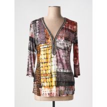 VANGO - T-shirt noir en viscose - Femme - Taille 42 - Modz