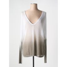 LAUREN VIDAL - Pull gris en viscose - Femme - Taille 44 - Modz