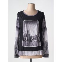 KATMAI - T-shirt noir en viscose - Femme - Taille 44 - Modz