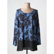 3322 - Tunique manches longues bleu en polyester - Femme - Taille 44 - Modz