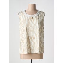 JUSTWHITE - Débardeur beige en coton - Femme - Taille 44 - Modz