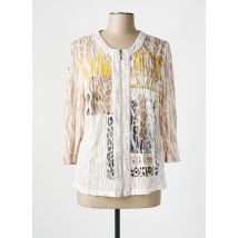 JUSTWHITE - Veste casual jaune en polyester - Femme - Taille 46 - Modz