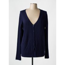 KATMAI - Gilet manches longues bleu en laine - Femme - Taille 46 - Modz