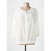 KATMAI - Gilet manches longues beige en coton - Femme - Taille 44 - Modz