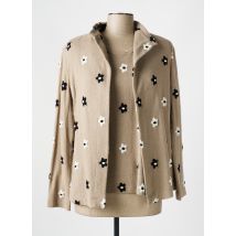 EUGEN KLEIN - Twin-set marron en coton - Femme - Taille 42 - Modz