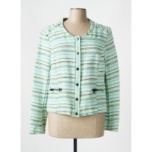 ONE STEP - Veste chic vert en coton - Femme - Taille 46 - Modz
