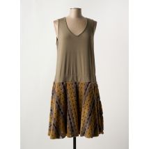 MYRINE ANTWERP - Robe mi-longue vert en cuppro - Femme - Taille 44 - Modz