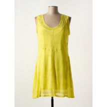3322 - Tunique sans manche jaune en polyester - Femme - Taille 44 - Modz