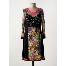 OLIVIER PHILIPS - Robe mi-longue noir en viscose - Femme - Taille 44 - Modz