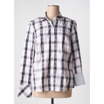 JUSTWHITE - Chemisier gris en polyester - Femme - Taille 40 - Modz