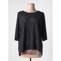 DESIGUAL - T-shirt noir en lyocell - Femme - Taille 36 - Modz