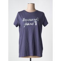 TRUSSARDI JEANS - T-shirt bleu en coton - Femme - Taille 42 - Modz