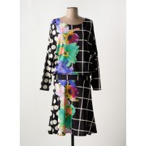 DESIGUAL - Robe mi-longue noir en polyester - Femme - Taille 38 - Modz