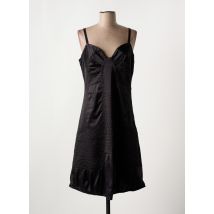 MAIS IL EST OU LE SOLEIL - Robe mi-longue noir en polyester - Femme - Taille 40 - Modz
